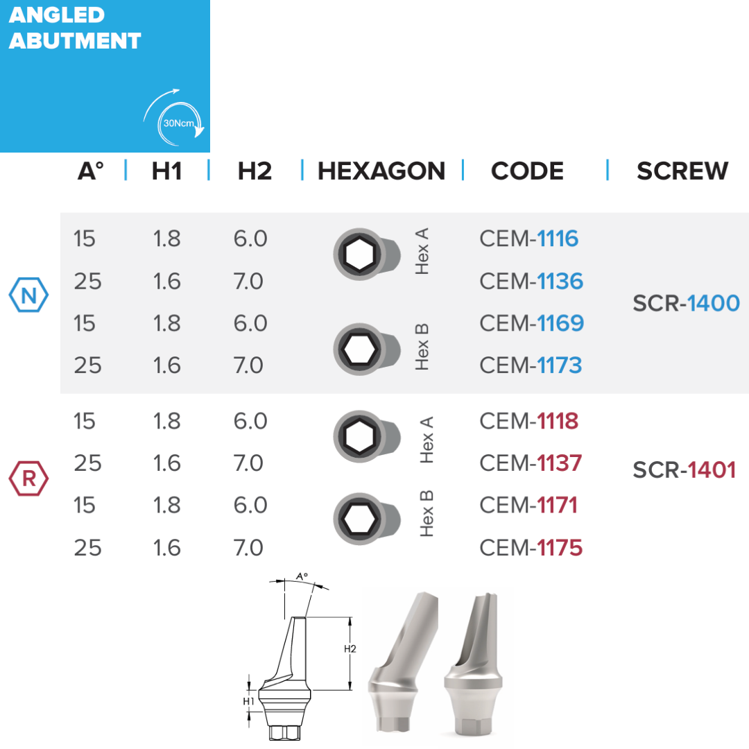 ANGLED ABUTMENT