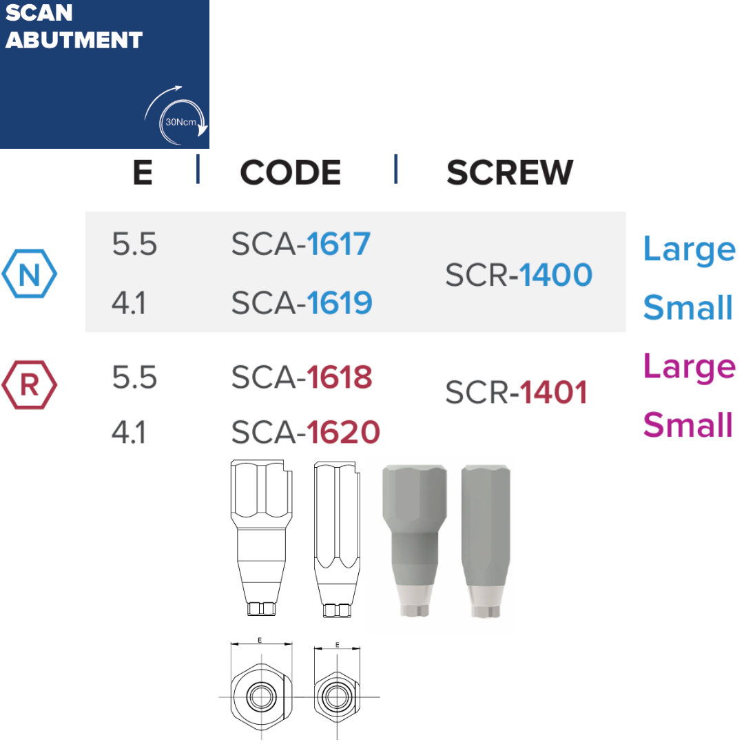 SCAN ABUTMENT